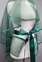 Bridal Accessory Green Piping Bridal Veil Henna Face Cover – Bridal Accessory, Stylish Design – Bridal Ak - 3
