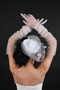 Wedding Wedding Product Long White Bridal Gloves and Wedding Cap Set – Gloves, Stylish Design - 5