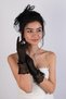 Wedding Wedding Product Ribbon Detailed Short Costume Gloves and Wedding Veil Set – Gloves, Stylish Design - 4
