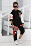 Hooded Boy's Tracksuit Set - 2