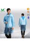 Unisex Blue Transparent Raincoat - 2