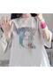 Love Place White Unisex Oversize T-shirt
