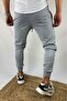Unisex Gray Slim Fit Sweatpants - 3