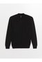 Lcwaikiki Classic Burnt Orange Zippered High Collar Long Sleeve Men's Knitwear Sweater (W3) - 6