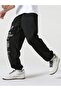Hypemode Letter Tiger & Floral Graphic Drawstring Waist Sweatpants - 5