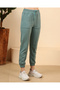 Women's Sweatpants with Front Seam and Pocket Detail - 2