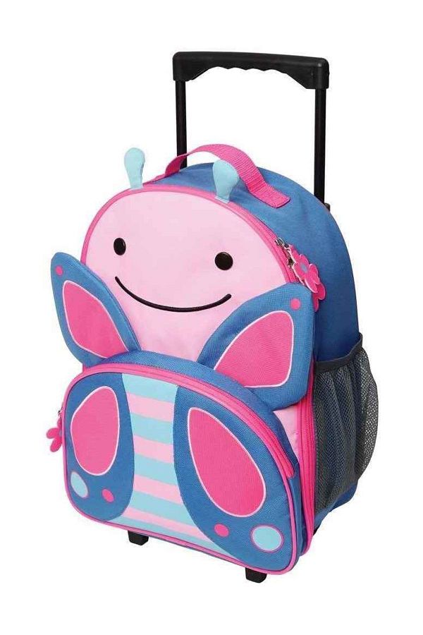 Skip Hop-Zoo Check Check Suitcase Pink-Lilac 1