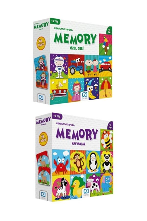 MEMORY 2'li Eşleştirme Kartları Memory Set (5039-5041) Ca.5039-5041