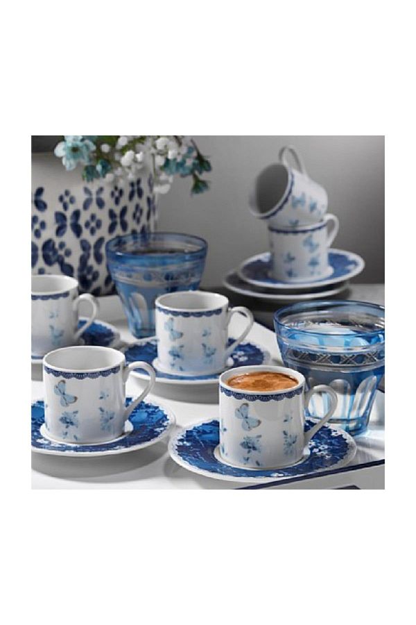 Kütahya Porselen-Rüya 12 Piece Coffee Cup Set for 6 People 9742 1