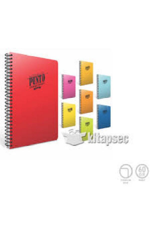 Gıpta-Punto A4 120 Sheets PP Cover Spiral Notebook (6539) Checkered 1