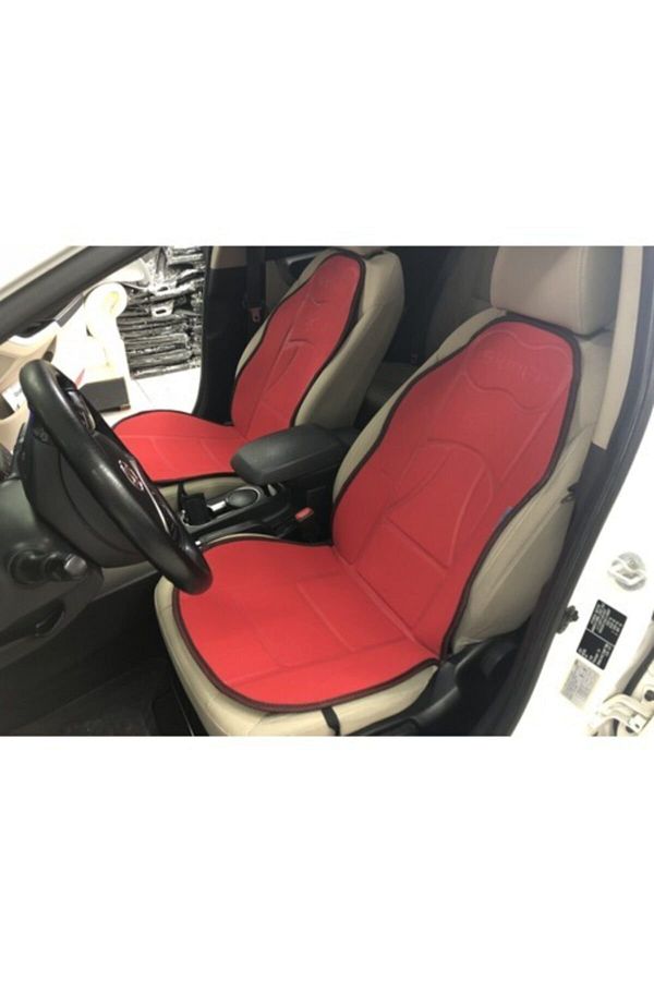 Lüks Kumaş-Sitingo New Generation Red Seat Cushion 2 Pieces 1