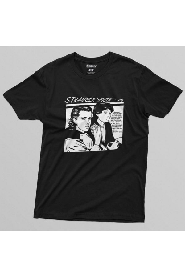 Crazy Stranger Things Sonic Youth Album Cover Men s T Shirt Trendyol