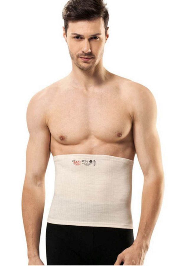 Şalcı-Corset din lână super subțire din piele pentru bărbați 1