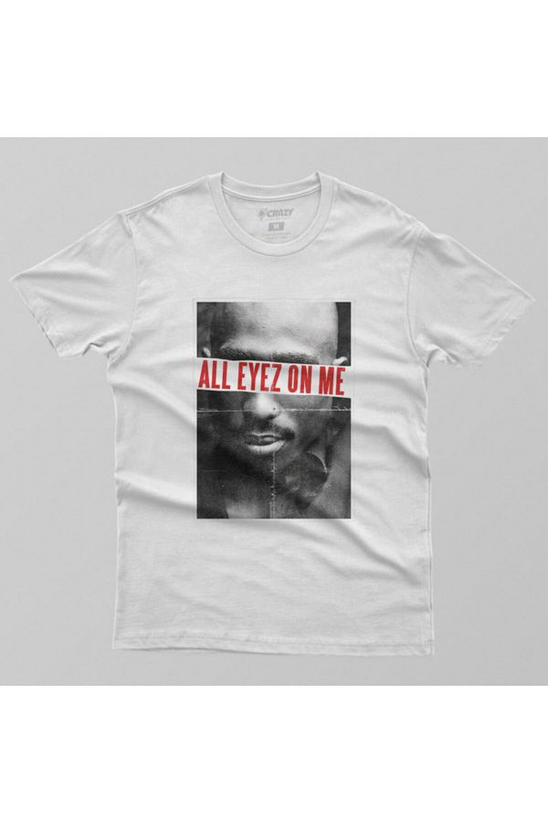 Crazy Tupac All Eyez On Me Men s T Shirt Trendyol