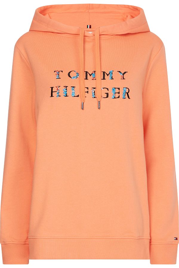 Tommy Hilfiger Woman s Orange Sweatshirt WW0WW30985 Trendyol