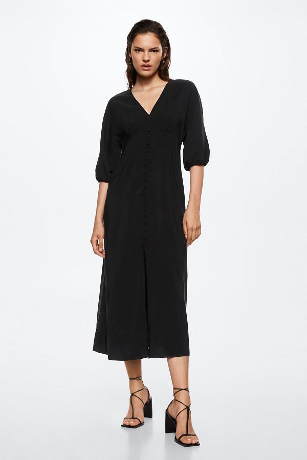 MANGO Black Women s Dress 37923846 Trendyol