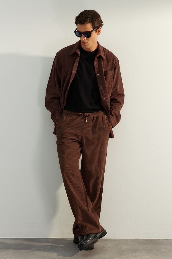Wide leg trousers with pockets cheap