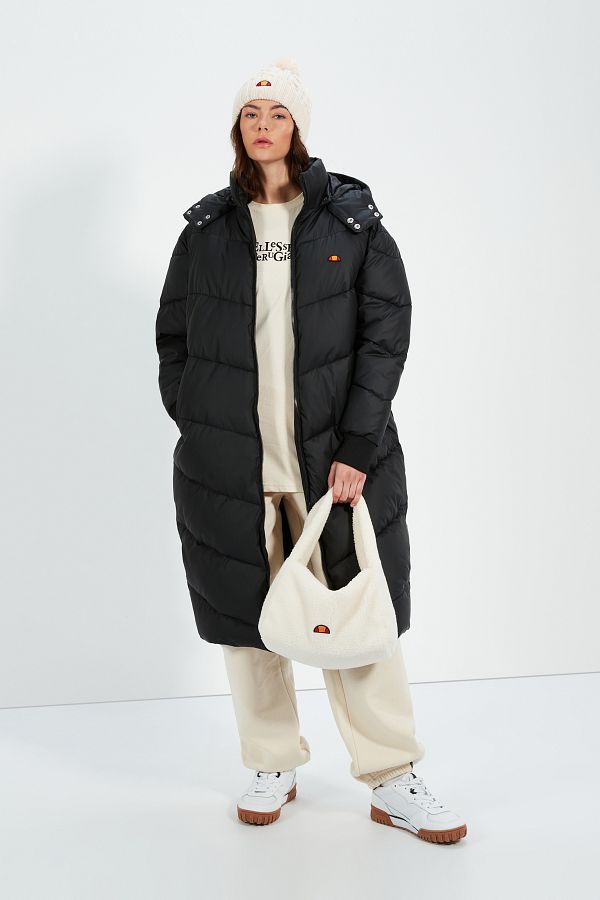 Ellesse black coat womens outlet