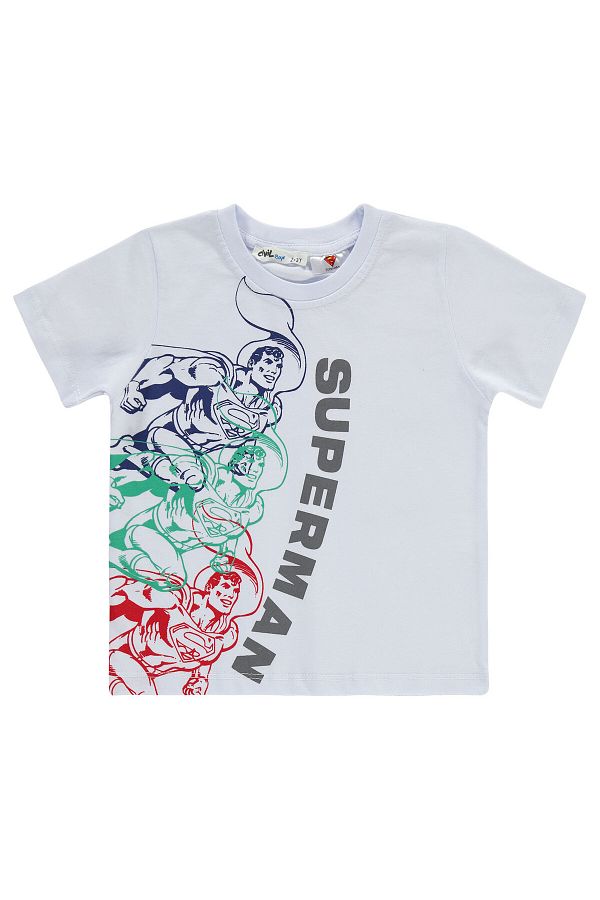 Superman t shirt white new arrivals