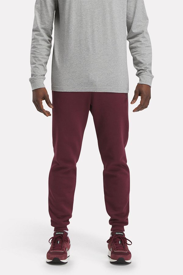 Reebok-IDENTITY FLEECE JO Claret Red Men's Sweatpants 1
