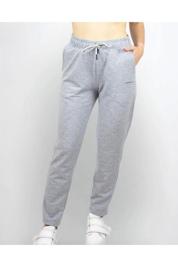 Lumberjack Ct137 Basic Track Pants 2 Gray Melange Women s Tracksuit Bottom Trendyol
