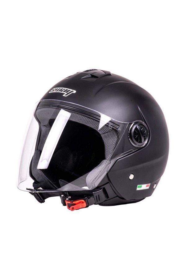 Sway Sw 715 Half Helmet Matte Black Motorcycle Bike Scooter Helmet Trendyol