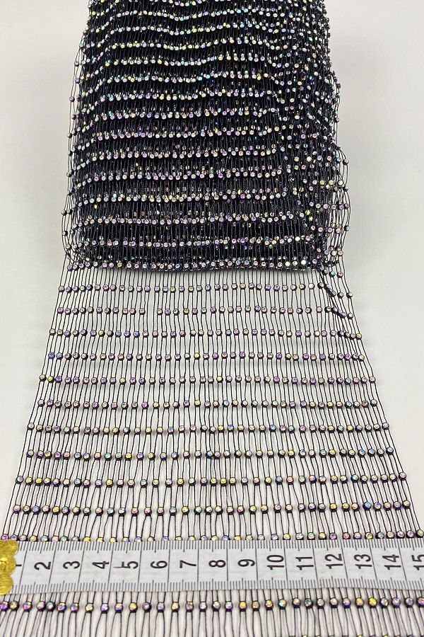Hobigram-Decorative Stripe Janjan Lycra Flexible Stone Mesh Stripe – Decorative Stripe, Stylish Design – Decorative 1