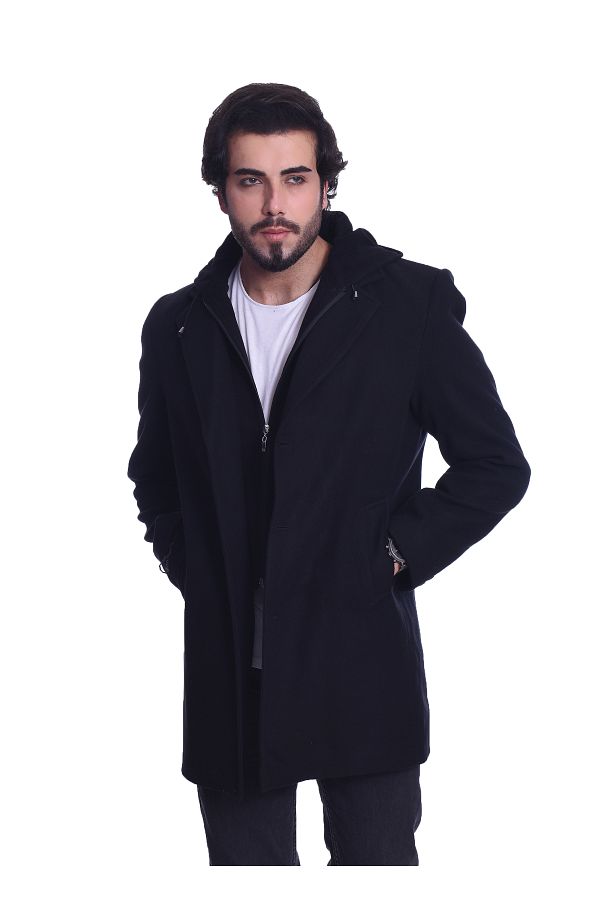 famorra Men s Removable Hooded Coat Trendyol