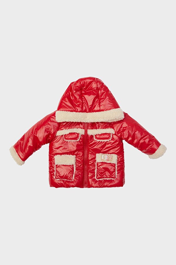 GB Baby Kız Bebek Kırmızı Mont 23FW0BG2722