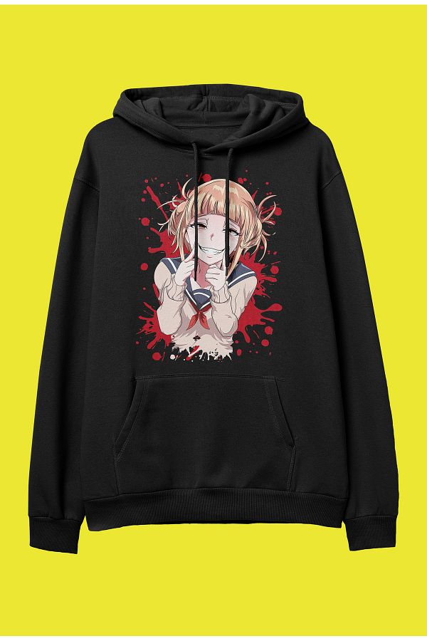 Corvo Oversize My Hero Academia Himiko Toga v10 custom design anime hooded sweatshirt hoodie Trendyol