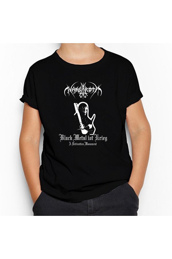 Anonim Moda Nargaroth Black Metal Ist Krieg Black Kids T Shirt Trendyol