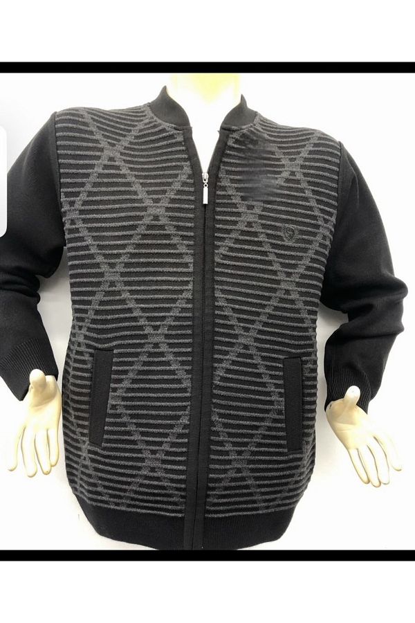 ıntern kazak-Thick Baba Baklava Cardigan 1