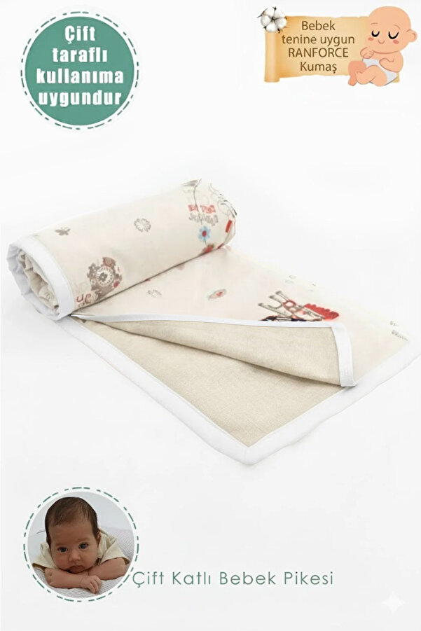 mordesign Çift Kat Bebek Pikesi, Yenidoğan Için Kundak Battaniye, Animal Serisi