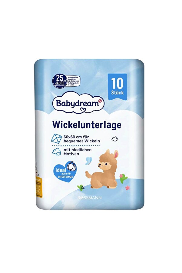 BABYDREAM Bebek Alt Değiştirme Örtüsü, 10 Adet