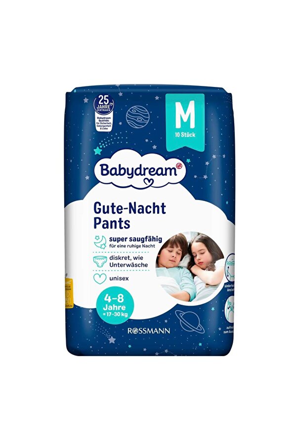 BABYDREAM Alıştırma Külot Bezi M, 10'lu