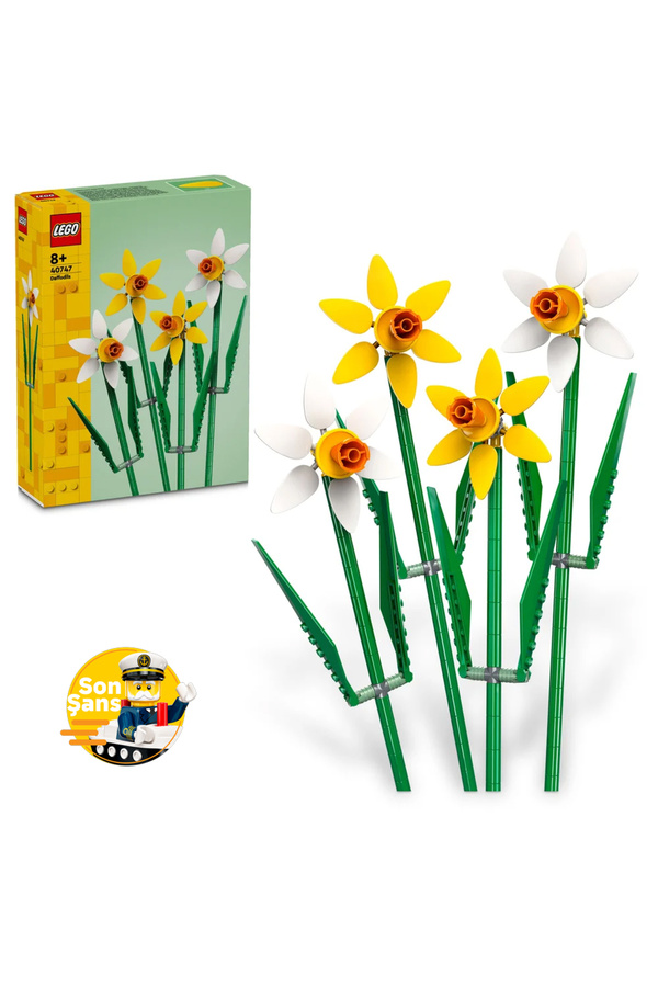 LEGO ® Botanicals Nergis 40747 - 8+ Dekoratif Çiçek Model Yapım Seti (216P)