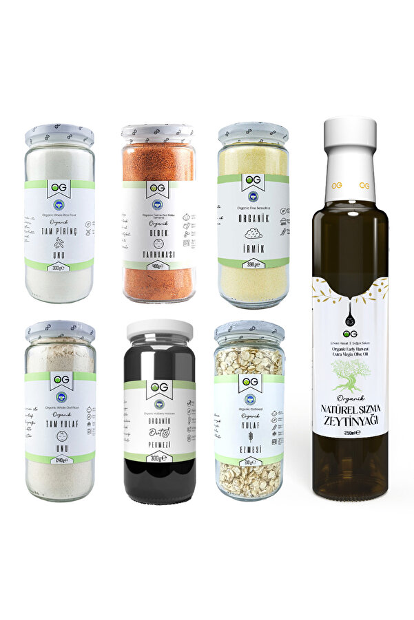 OG natural Organik Sertifikalı Bebek Ek Gıda Hazırlama Seti ULTRA +6 Ay