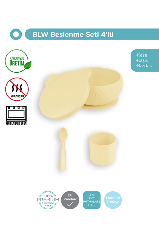 OiOi Blw Beslenme Seti I - Kaseli Mellow Yellow