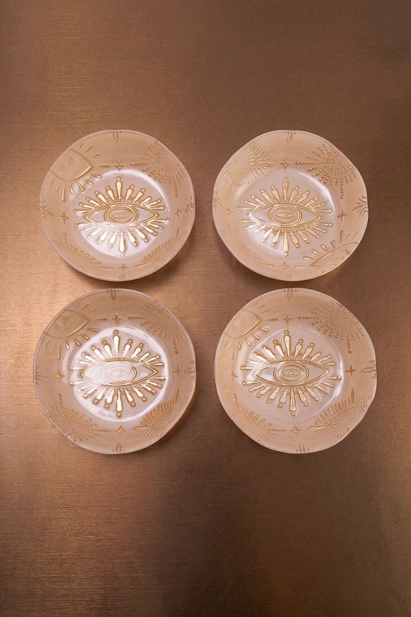Trendyol Home Set of 4 Lucky Themed Glass Bowls 10.5 cm Tphss26Tbk00002