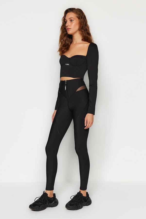Trendyol Collection X Sagaza Studio Black Recovery Tulle
