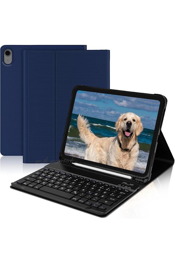 m.tk moveteck-iPad 10. Generation & 11 A16 2025 Compatible Keyboard Case Wireless Bluetooth Pen 1
