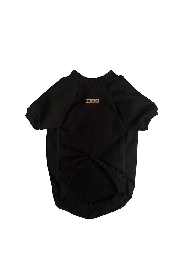 Luli Pet-Basic Black Cat Dog Sweatshirt 1