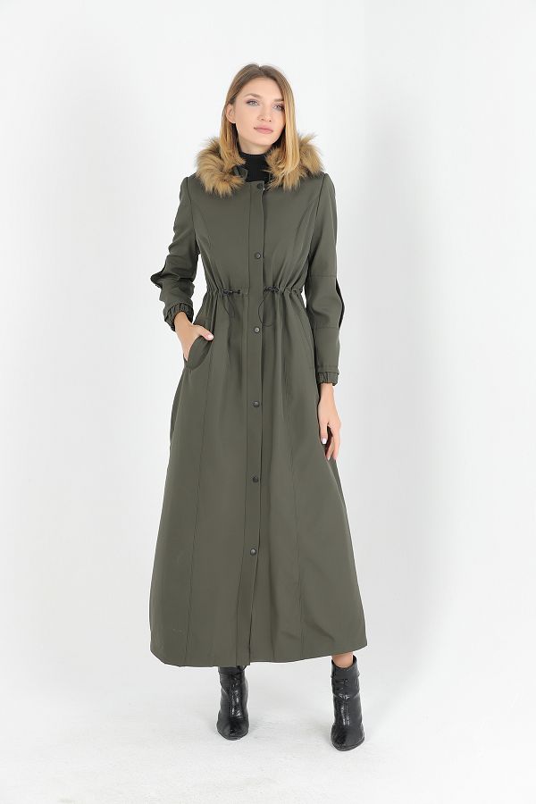 Dark green trench coat womens online