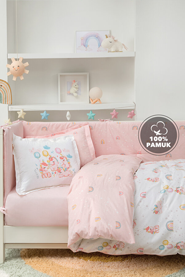 Yataş Mini Unicorn Ranforce Bebek Nevresim Takımı