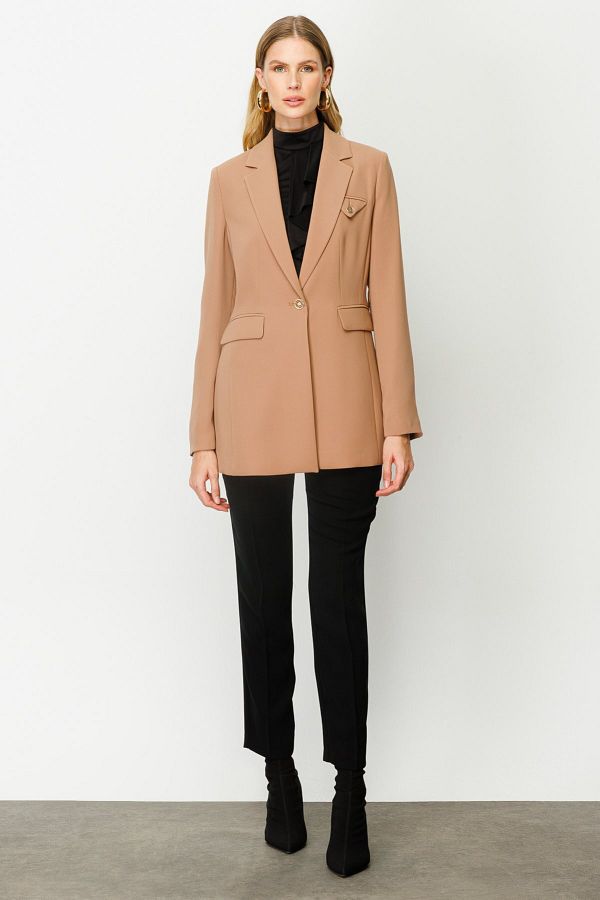 Long button jacket hotsell