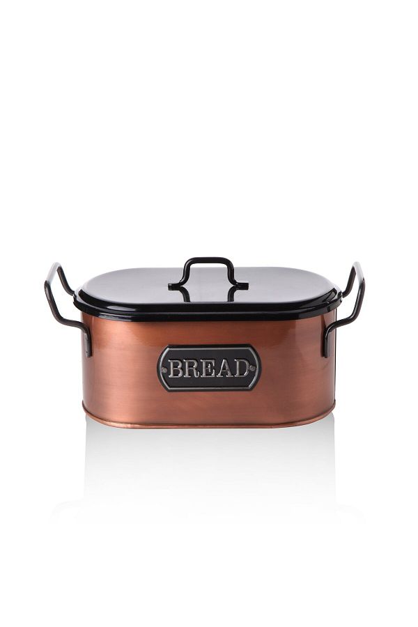 balsa group-Balsa MRK Bread box with galvanized lid copper color 28cm 1