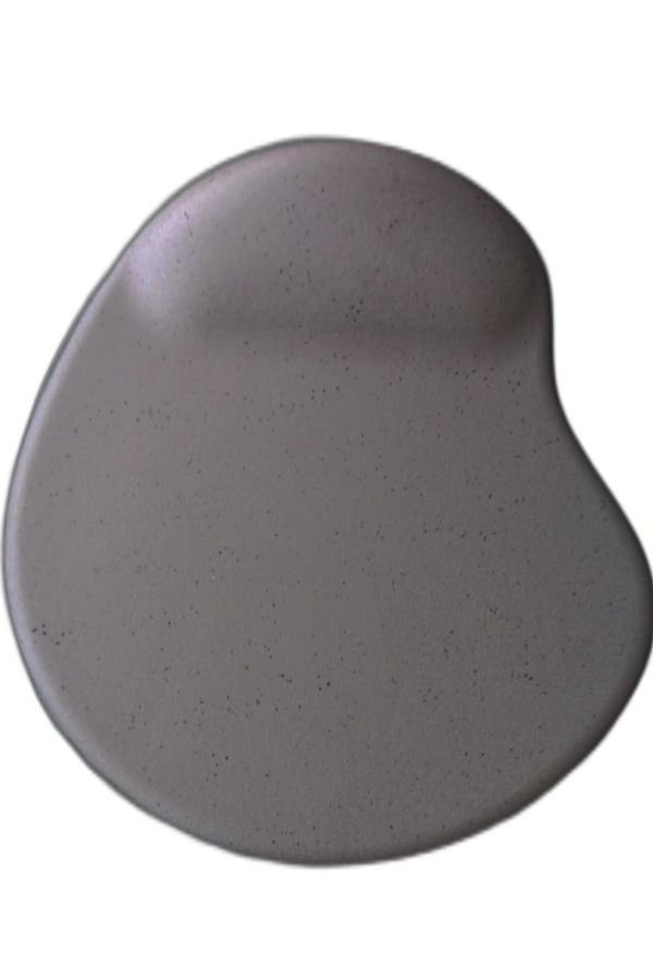 usin-Oval Smoked Sand Pattern Wrist Support Non-Slip Base Computer Notebook Mouse Pad - Braceleted Mauseped 1