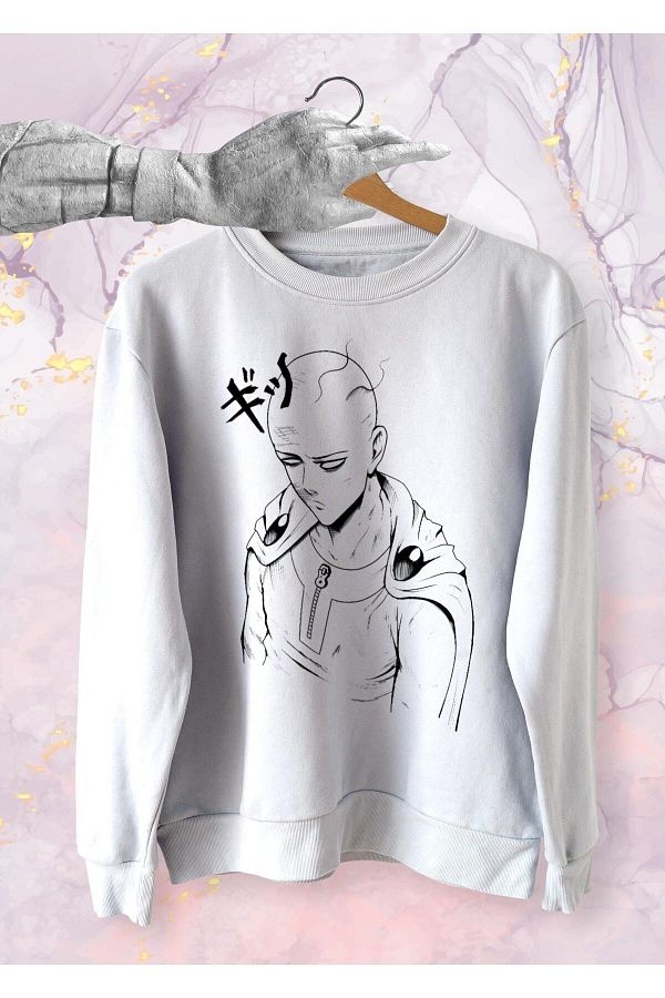 Pisa Art One Punch Man Saitama Sweatshirt Trendyol