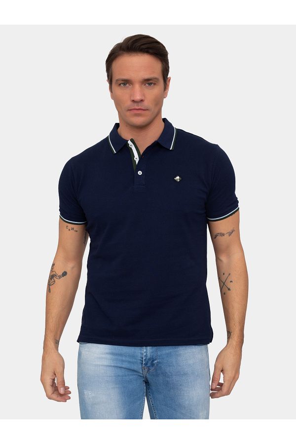 Sir Raymond Tailor Polo T shirt Blue Regular fit Trendyol