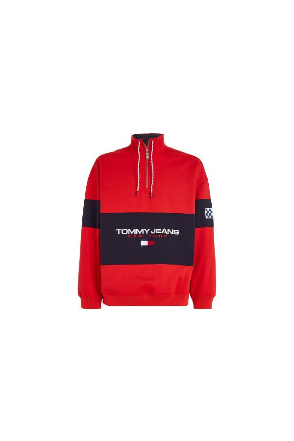 Red clearance hilfiger jacket